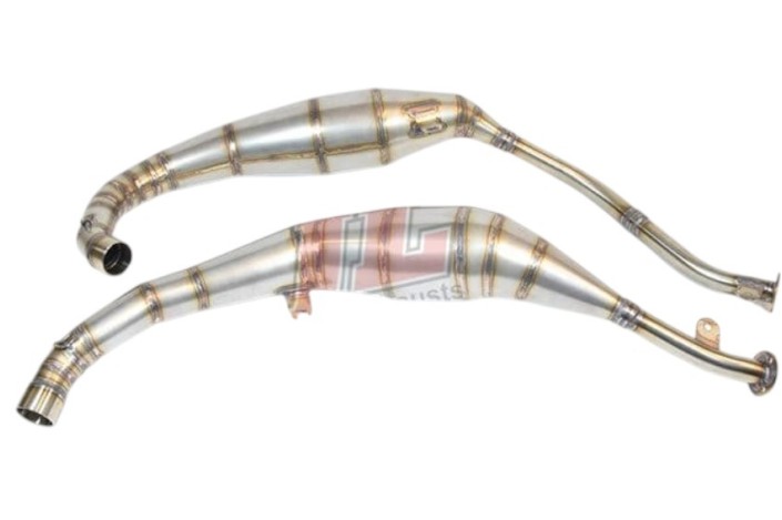 marmitte scarichi jl ca156ss aprilia rs 250 senza silenziatori