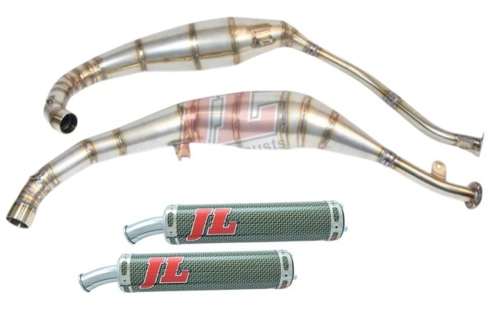 marmitte scarichi jl ca156ss-ck-r aprilia rs 250 silenziatore kevlar-race cap