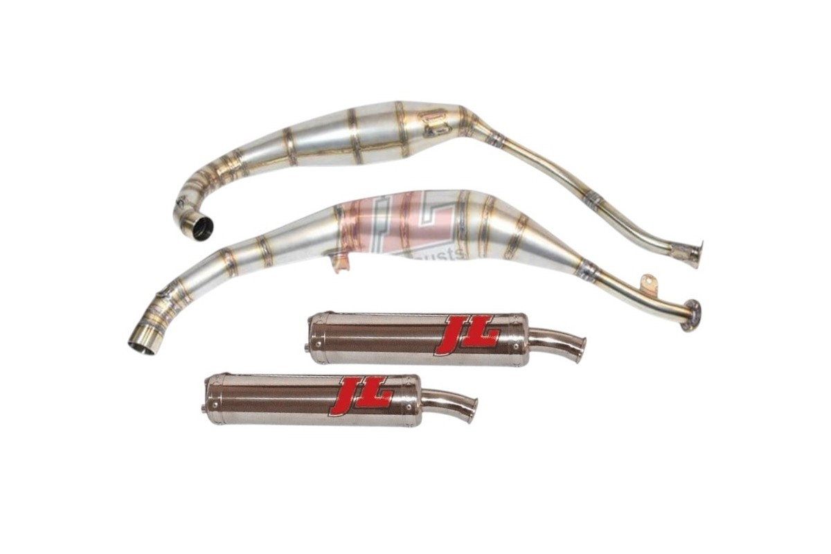 marmitte scarichi jl ca156ss-ss-r aprilia rs 250 silenziatori inox-race cap
