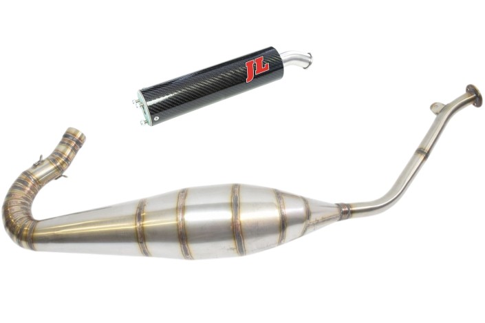 marmitta scarico jl cd360s-bcf-r derbi gpr 125 silenz. carbonio-race cap