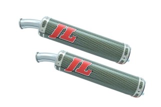 marmitte scarichi jl ch162ss-ck-c honda ns 250 f/r silenziatore kevlar