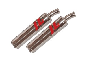 marmitte scarichi jl ch162ss-ss-c honda ns 250 f/r silenziatore inox