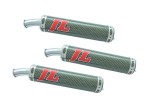 marmitte scarichi jl ch152gp-ck-c honda ns 400r silenziatori kevlar