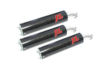 marmitte scarichi jl ch154gp-bcf-c honda ns 400r silenziatori carbonio