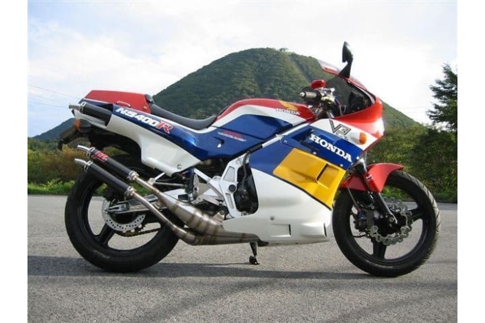 marmitte jl ch154gp-lss-r honda ns 400r silenz. inox leggeri-race cap
