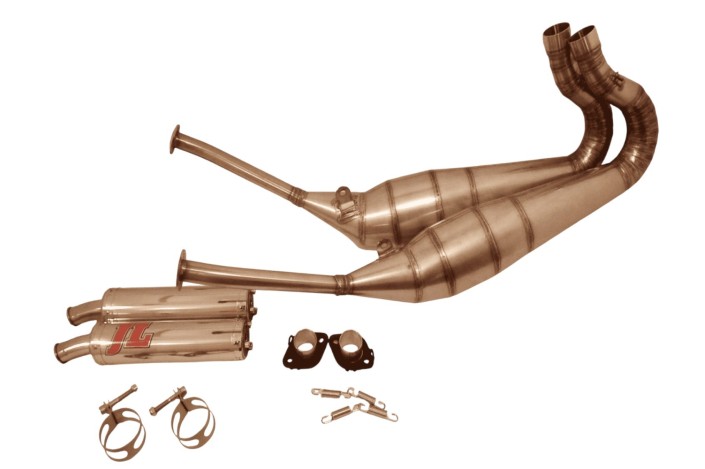 marmitte scarichi jl ck168ss-lss-r kawasaki kr1s silenz. inox leggeri-race cap