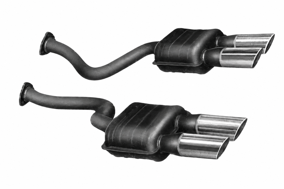 TERMINALI SCARICO SILENZIATORI ANSA DE 0527-0537 DE TOMASO PANTERA GTS 1972 1991